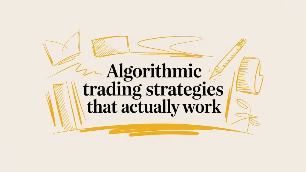 Algorithmic Trading Strategies That Actually Work