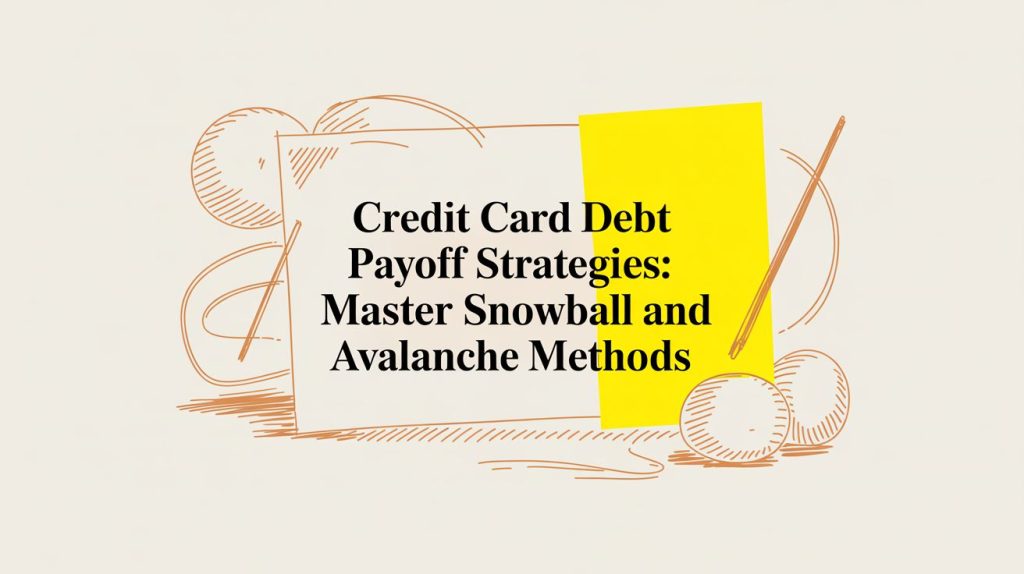 Credit card debt payoff strategies: Master Snowball and Avalanche methods