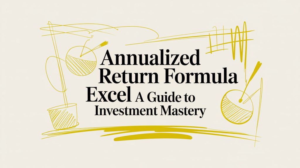 Annualized Return Formula Excel: A 2026 Guide to Investment Mastery