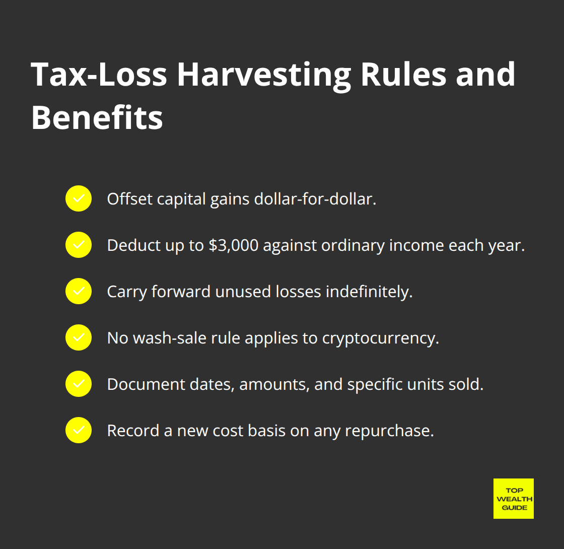 Checklist of U.S. crypto tax-loss harvesting allowances and best practices - cryptocurrency taxes
