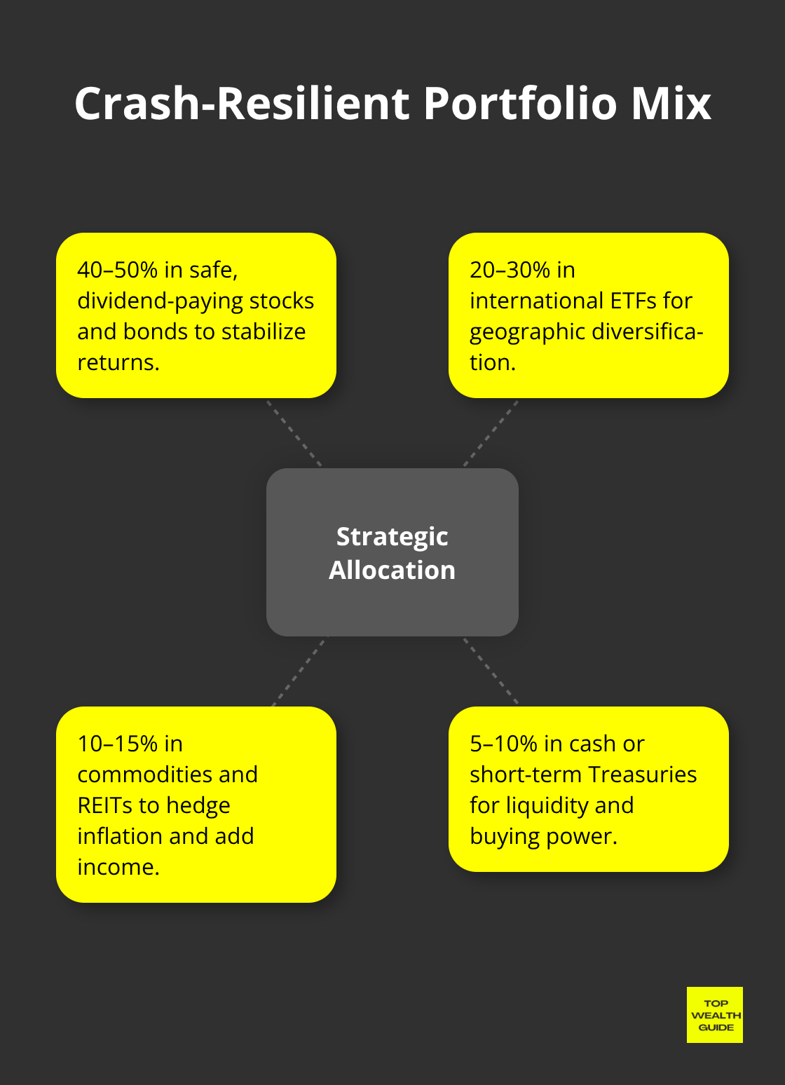 Diversified allocation guide for market downturns - market correction