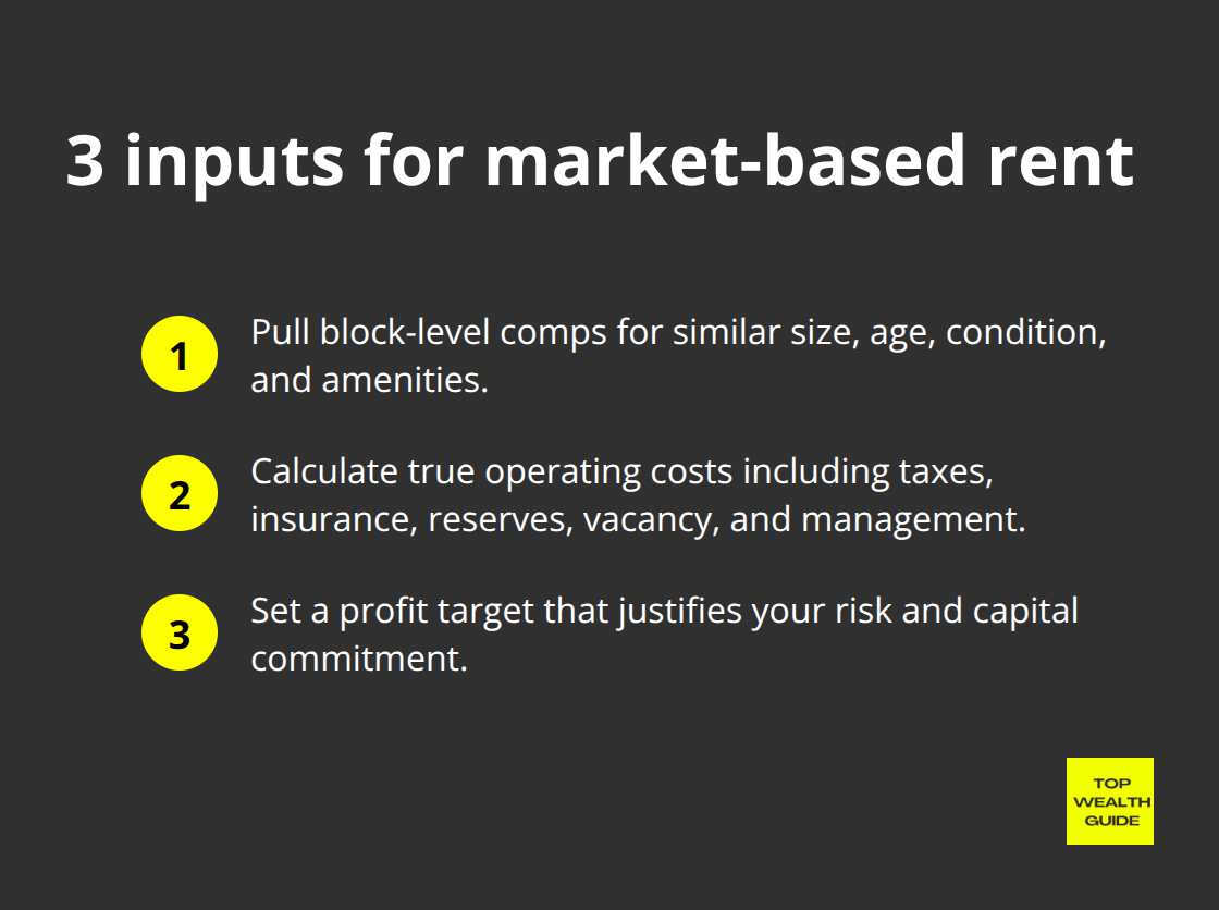 Three essential inputs to set rent in the U.S. market - rental income